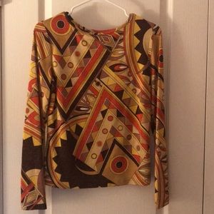 70s inspired long sleeve t